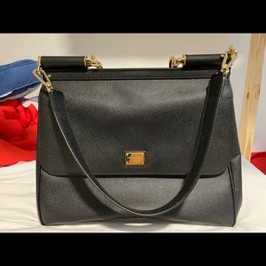 Preloved Dolce & Gabbana Leather Miss Sicily Bag